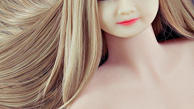 Young Sex Doll Blonde Deepthroat and Anal with Big Tits