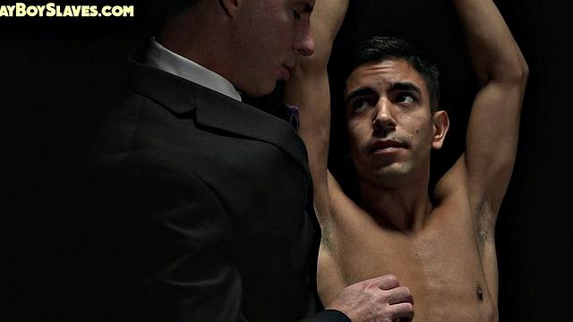 Sub oiled twink assdrilled by DILF after dildoing