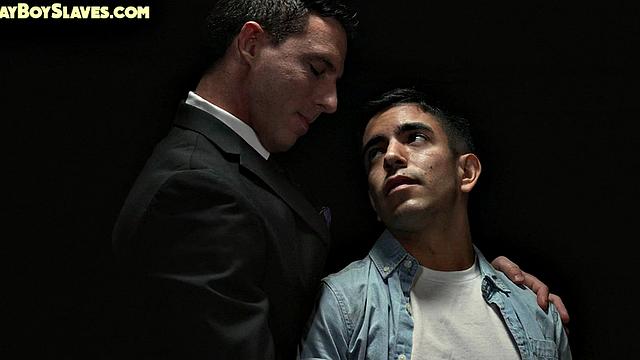 Sub oiled twink assdrilled by DILF after dildoing