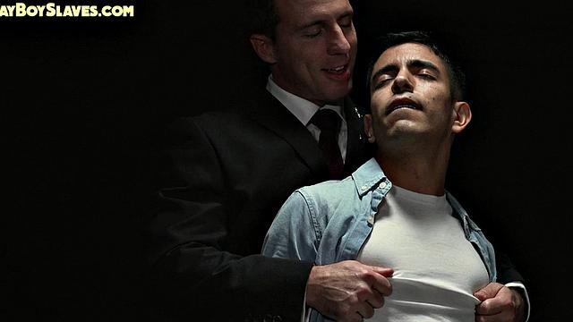 Sub oiled twink assdrilled by DILF after dildoing