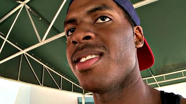 Real ebony thug assdrilled by white pervy