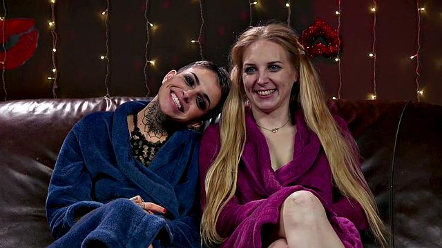 Inked Mistress Fingering and Toying her Submissive