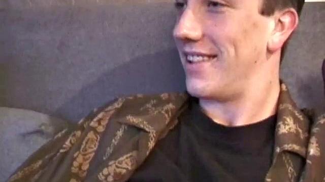 derek strokes his cock at home