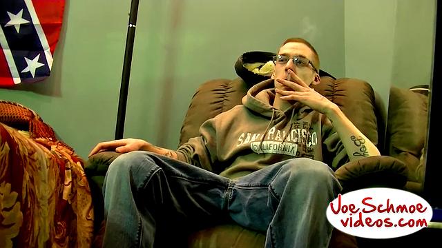 Geeky Whiteboy Jacks Out Some Juice - Whiteboy