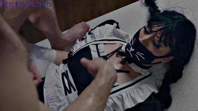 Cute femboi bottomed by zaddy