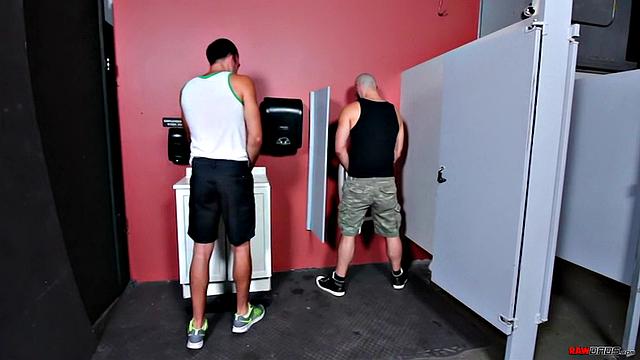 Mason Gets Enticed At The Urinals - Jake Morgan &amp;amp; Mason Lear