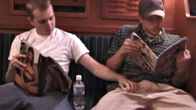 Young Nick and Chad pleasuring