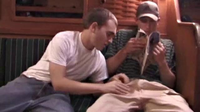 Young Nick and Chad pleasuring