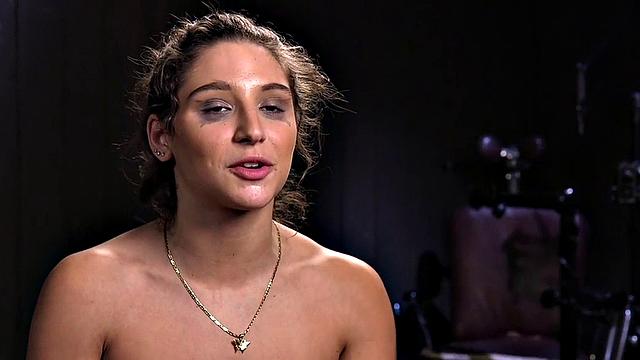 BDSM sub enjoys coerced orgasms with toys