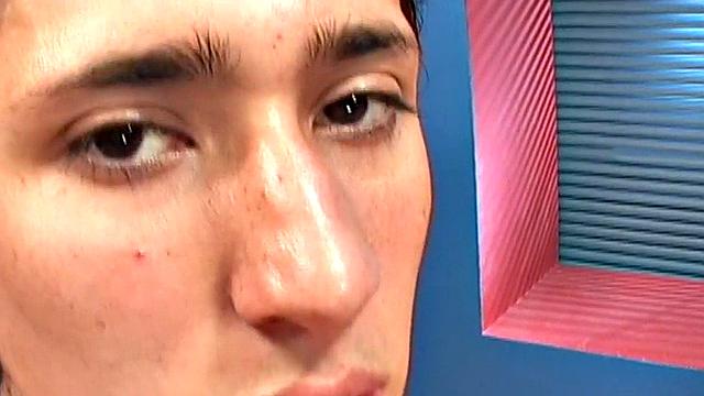 Jizz swapping Latin twink fucked in tight and wet ass