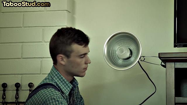 Handsome stud fucked by muscled BF