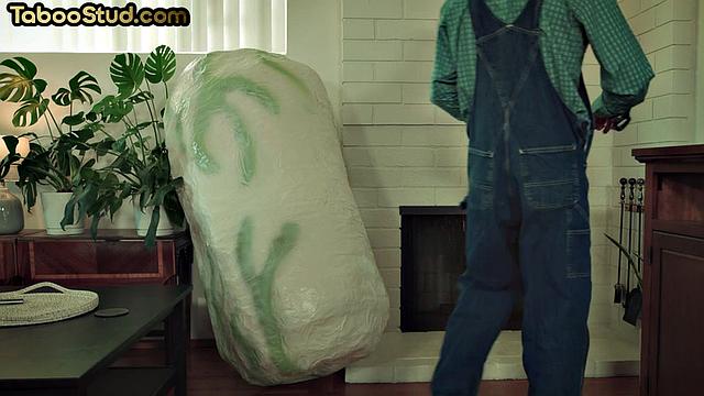 Handsome stud fucked by muscled BF