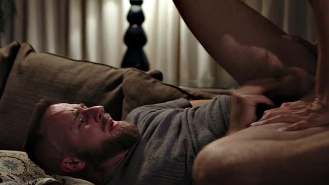 Busty bigboobs tranny barebacks her deepthroating BF