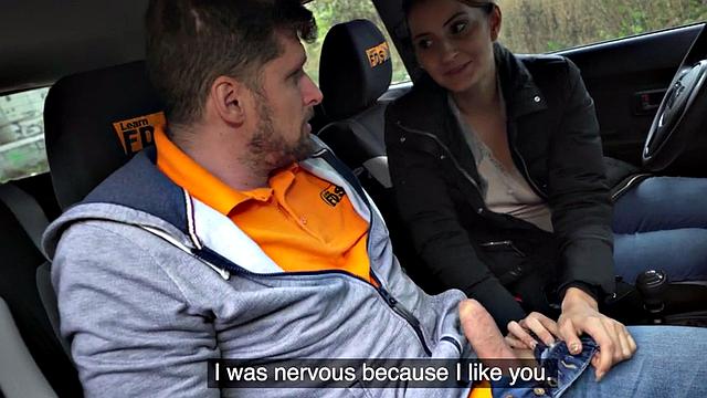 Real learning driver throating teacher's cock before pussyfuck