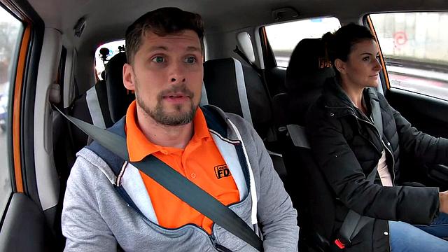 Real learning driver throating teacher's cock before pussyfuck