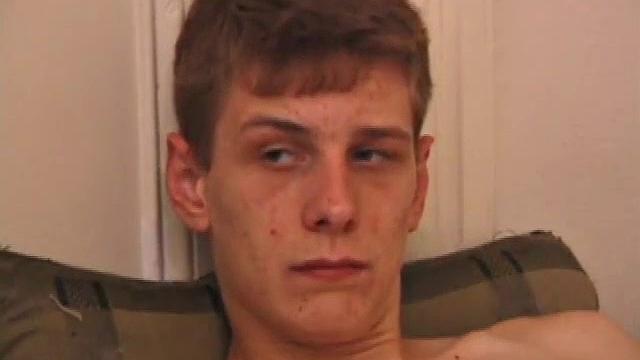 Skylerr strokes his cock for the camera