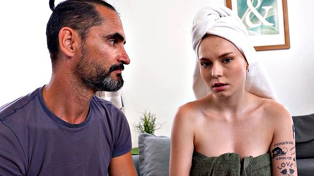 HUNT4K. Girl tested BF's cock many times so it's another guy's turn