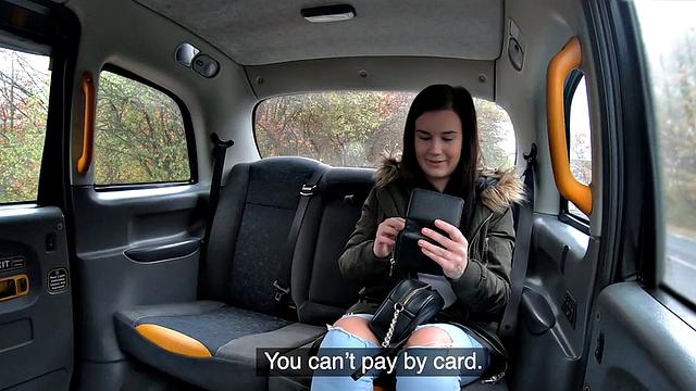 Cab amateur fucked outdoors by taxi guy for discount