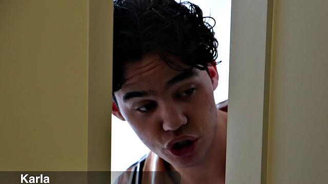 Colombian MILF with her step-son