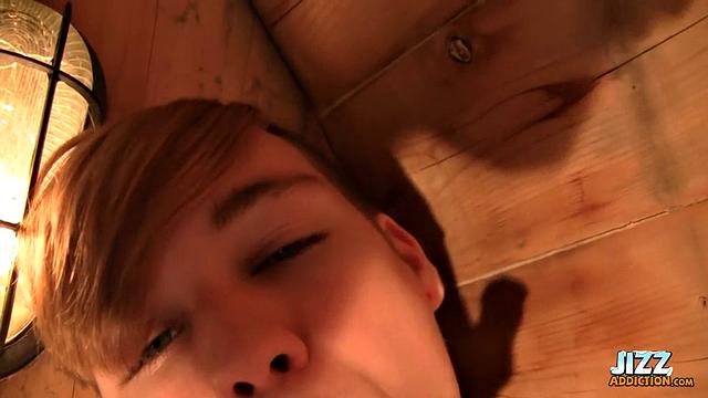 Skyler Dallom Enjoys a Solo Session in the Sauna!