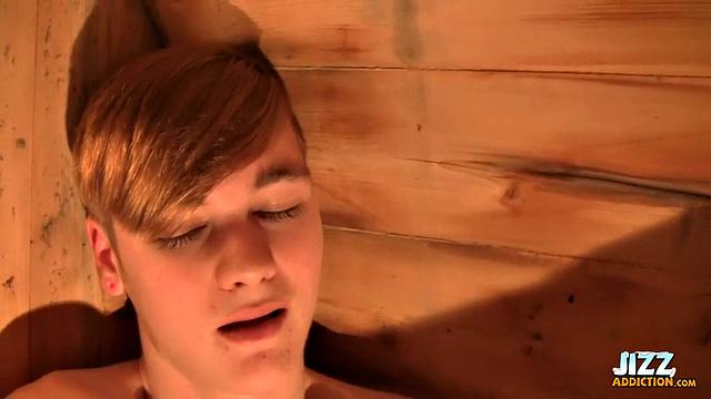 Skyler Dallom Enjoys a Solo Session in the Sauna!