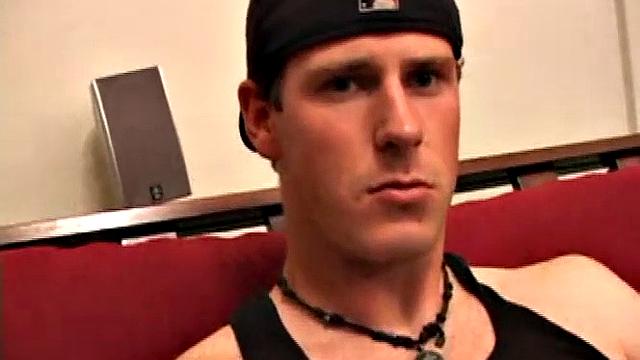 Maxx Wood Stroking Cock