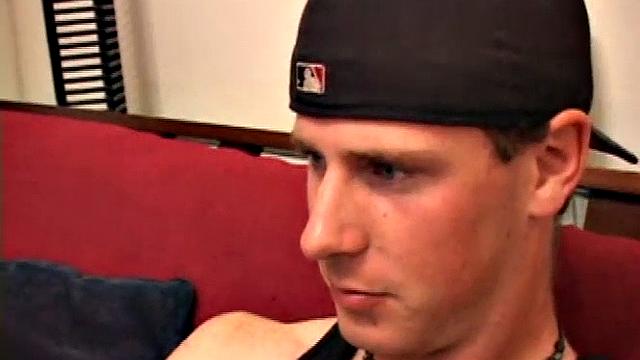 Maxx Wood Stroking Cock