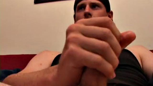 Maxx Wood Stroking Cock