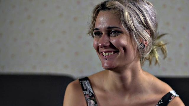 Public BDSM slut rims guy's asshole in front of voyeurs