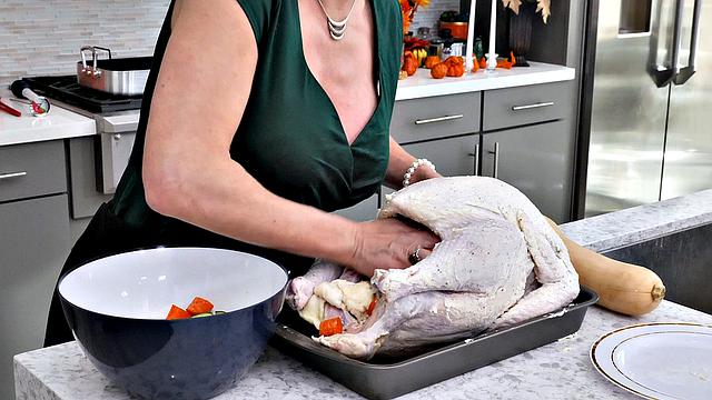 Filling Her Thanksgiving Pussy