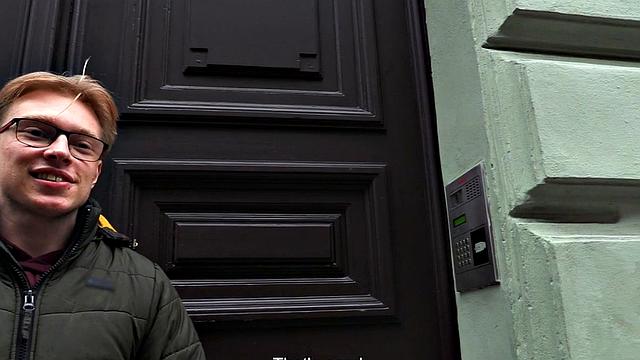 Euro amateur gay fucked in asshole in doggystyle