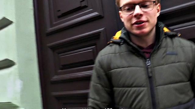 Euro amateur gay fucked in asshole in doggystyle