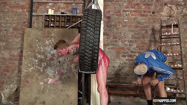 Covered in Wax and Banged Hard! - Levi Stephans and Deacon Hunter