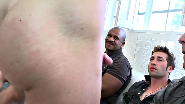 Real stripper party with public oral