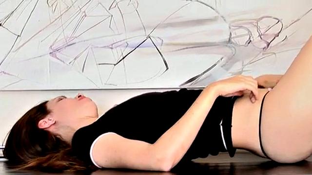 Lesbian Nina Nude with perfect body