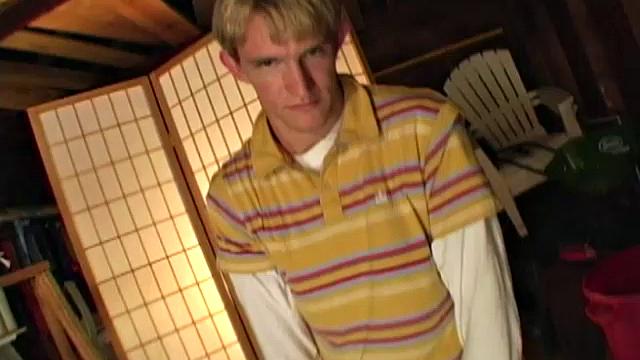 19 year old blond cutie Seth Tyler is a Midwestern college farm boy. That's right...a corn fed country boy with a brain! He also enjoys a nice 7 inch dick and he's about to use it in this hot solo jerk off scene.