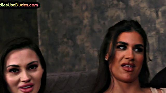 Strapon busty amateur British dominas peg subs ass