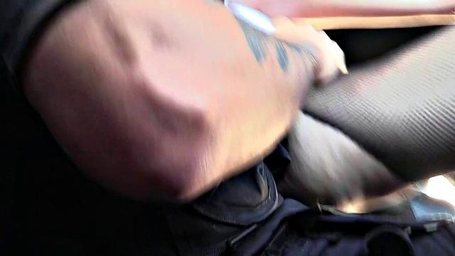 Slutty American fucked by UK Copper