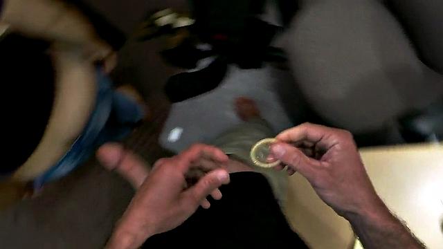 Big butt naughty Pawnshop slut POV fucked in doggystyle