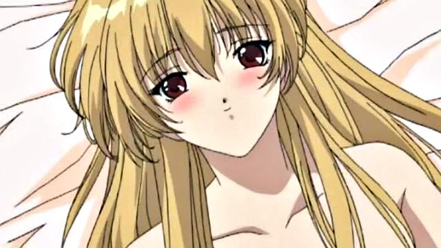 Blond pussy fucked hard after titty sex