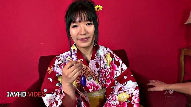 Chiharus JAV performance includes hot blowjob then intense fucking