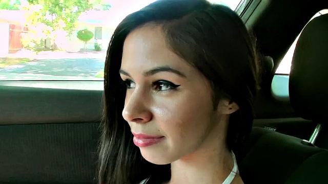 Watch this Latin babe take it like a champ in Spit Game