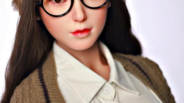 Young Japanese doll with huge boobs and butts in hot lingerie gets frisky