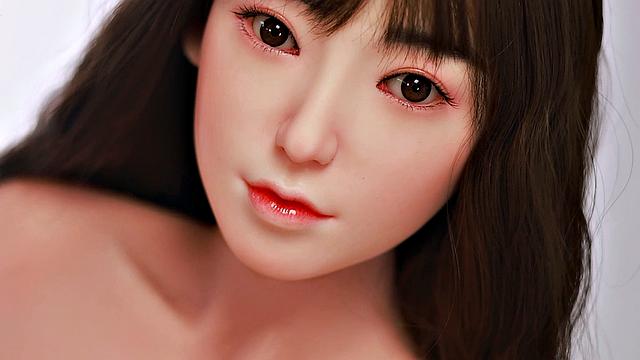 Young Japanese doll with huge boobs and butts in hot lingerie gets frisky