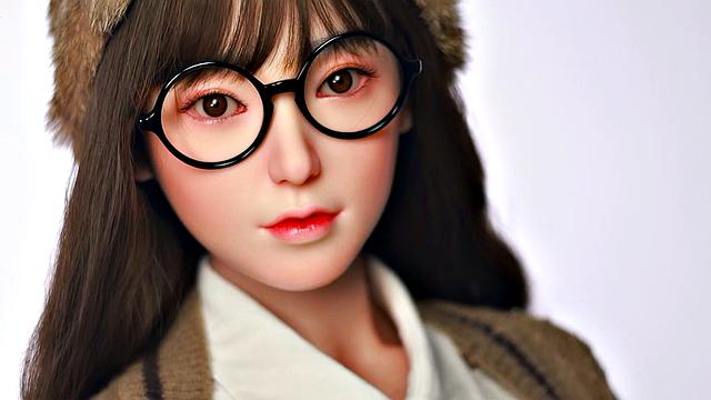 Young Japanese doll with huge boobs and butts in hot lingerie gets frisky