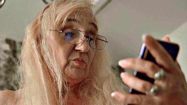 MATURE4K. Sex with handsome stranger is the final quest for blond mature