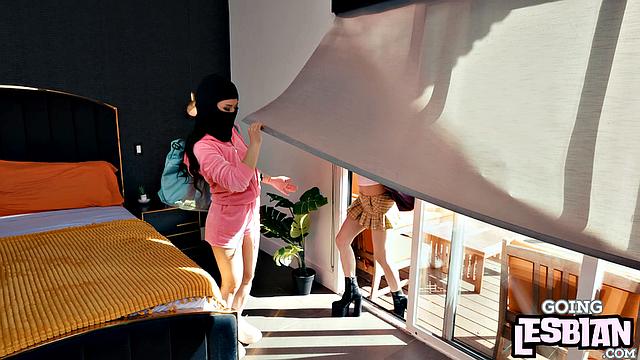 Petite babes licking each other