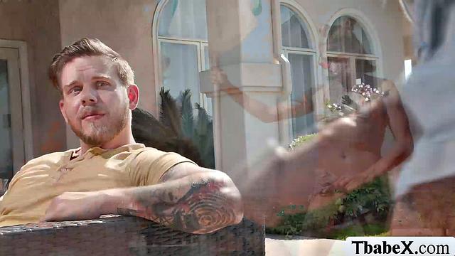 Fucking the tight ass of this pool Transbabe