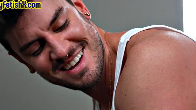 Fisting jock in jail fists hairyass in prison cell