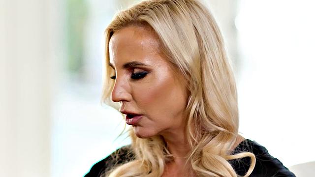 MOMMY'S GIRL - Caring Blonde Sophia West Offers Redhead Reese Robbins A Vibrator